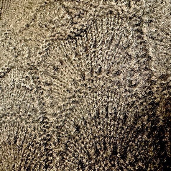 Ralph Lauren Collection Fall 2010 Hand Knit Black Alpaca Pointelle Turtleneck - Picture 8 of 16